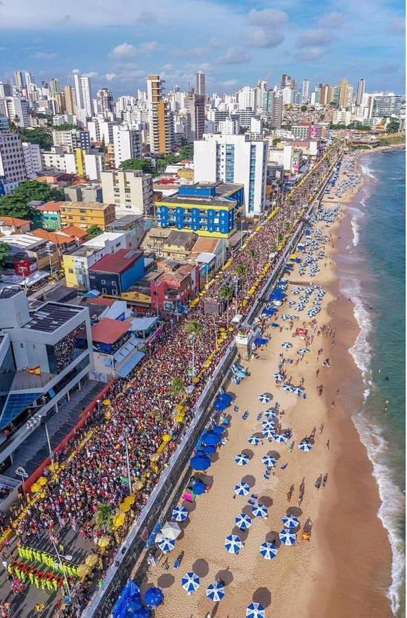 Apart-Hotel Na Praia Do Farol Da Barra Salvador Eksteriør bilde
